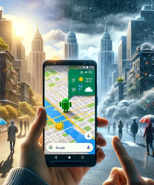 Get Weather Data on Google Maps Now on Android